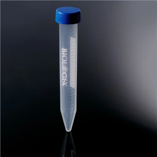15мл ПП центрифужна епрувета са равним поклопцем са конусним дном