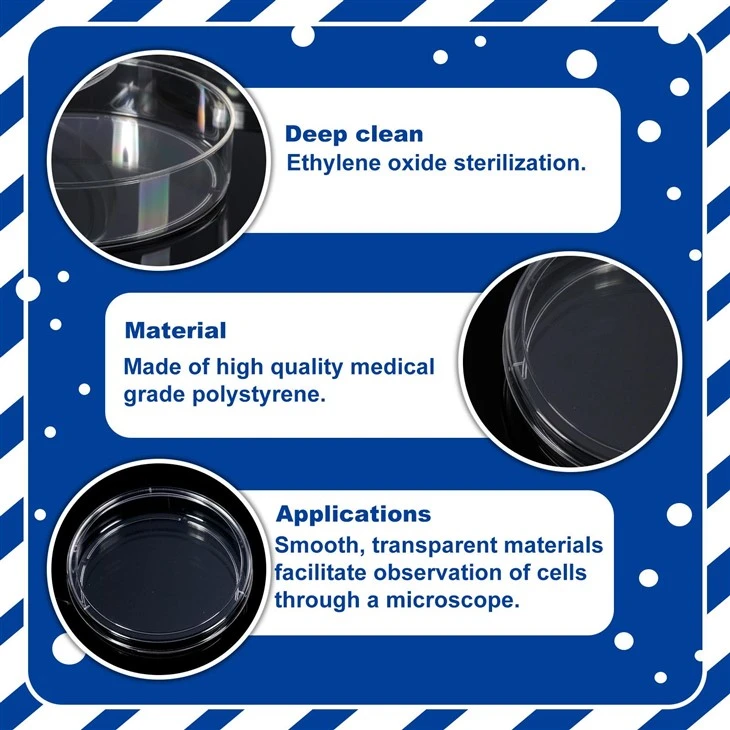 Petri Dish Medical Consumables 90*17mm Petri Dish From China